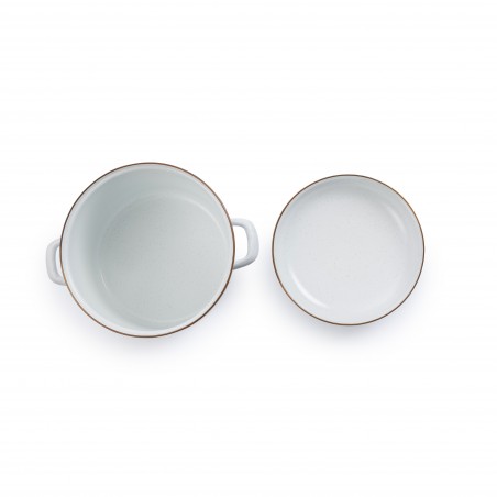 Enamel Steel Stockpot Eggshell Colour – Barebones Living