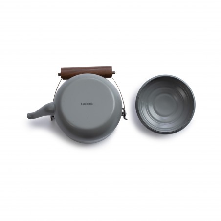Enamel Steel Teapot Dark Grey – Barebones Living