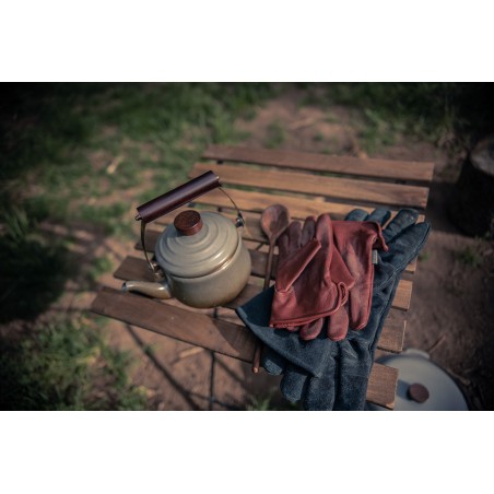 Théière en acier émaillé couleur gris foncé – Barebones Living