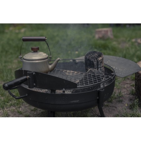 Théière en acier émaillé couleur gris foncé – Barebones Living