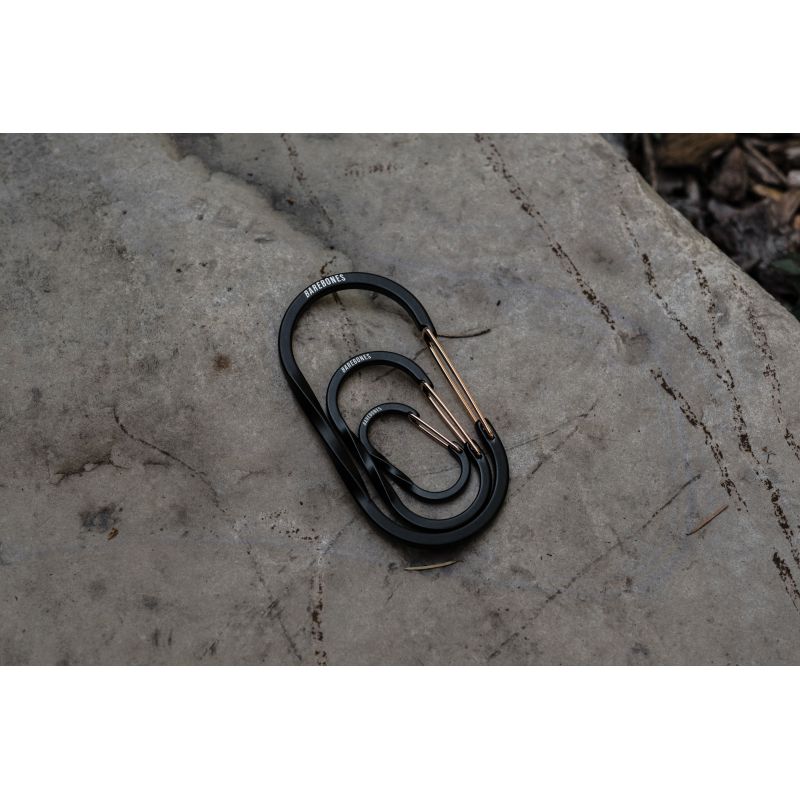 PETIT MOUSQUETON 3 PCS ALUMINIUM – Barebones Living