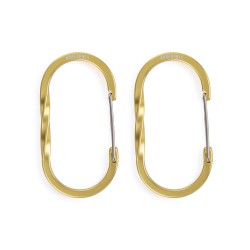 MEDIUM CARABINER 2 PCS GOLD – Barebones Living