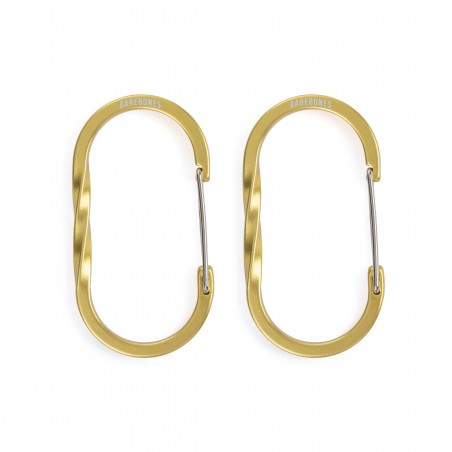 MEDIUM CARABINER 2 PCS GOLD – Barebones Living