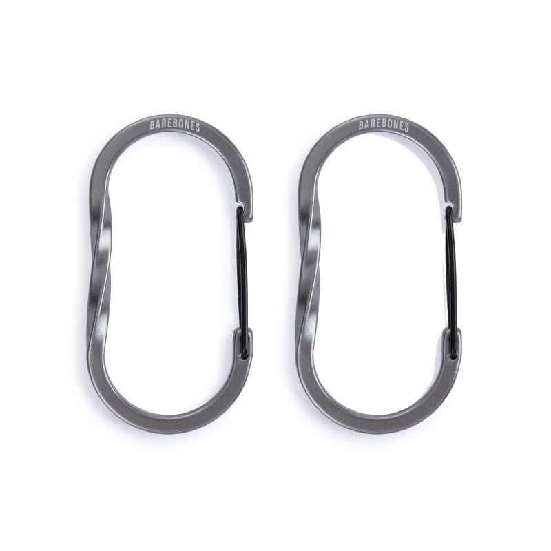 MOUSQUETON MOYEN 2 PCS ALUMINIUM – Barebones...