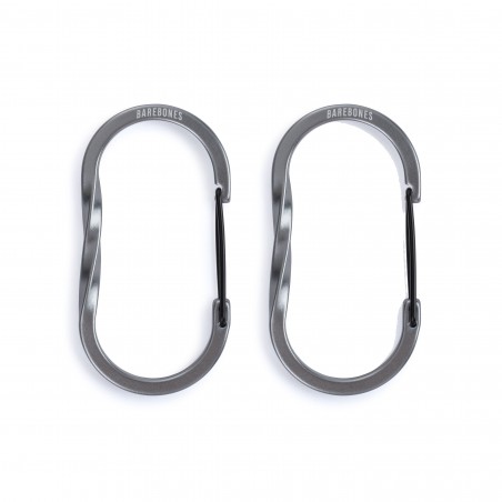 MEDIUM CARABINER 2 PCS ALUMINUM – Barebones Living