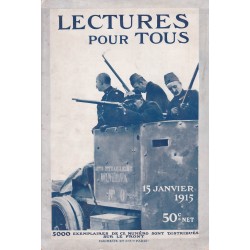 LECTURES POUR TOUS - 15 janvier 1915