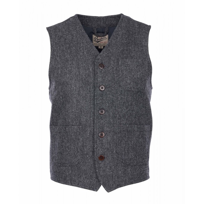 1937 Roamer Vest Dundee Grey Waistcoat - Pike...