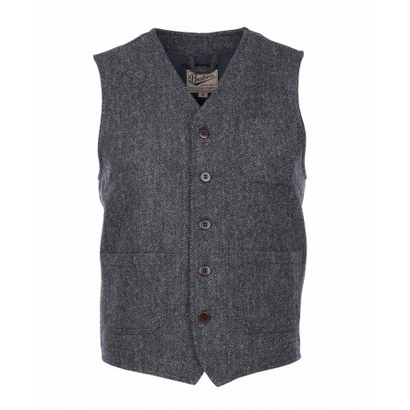 Vest 1937 Roamer Vest Dundee Grey - Pike Brothers