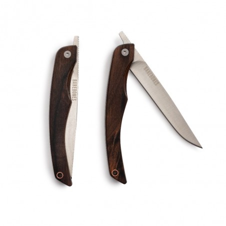 Set van 2 opvouwbare steakbijlen - FOLDING STEAK KNIFE/ SET-2 ST - Barebones Living