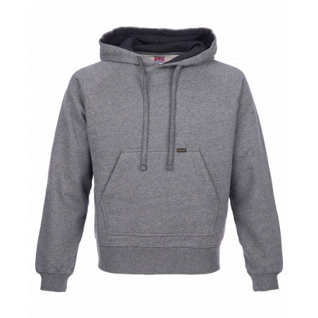 Gemêleerd grijs capuchonensweatshirt - 1965 PT Hoody Grey melange Pike Brothers