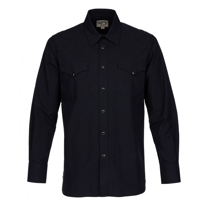 1952 Rider Shirt Timoteo black - Pike Brothers