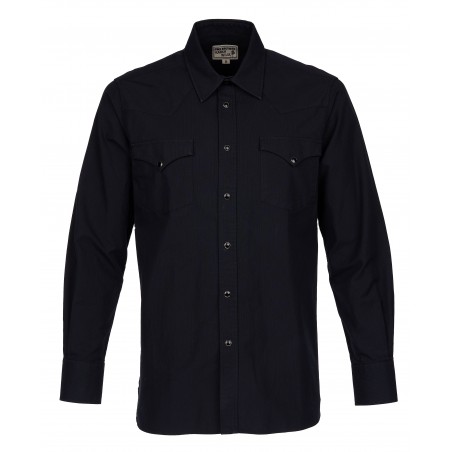 Chemise 1952 Rider Shirt Timoteo black - Pike Brothers