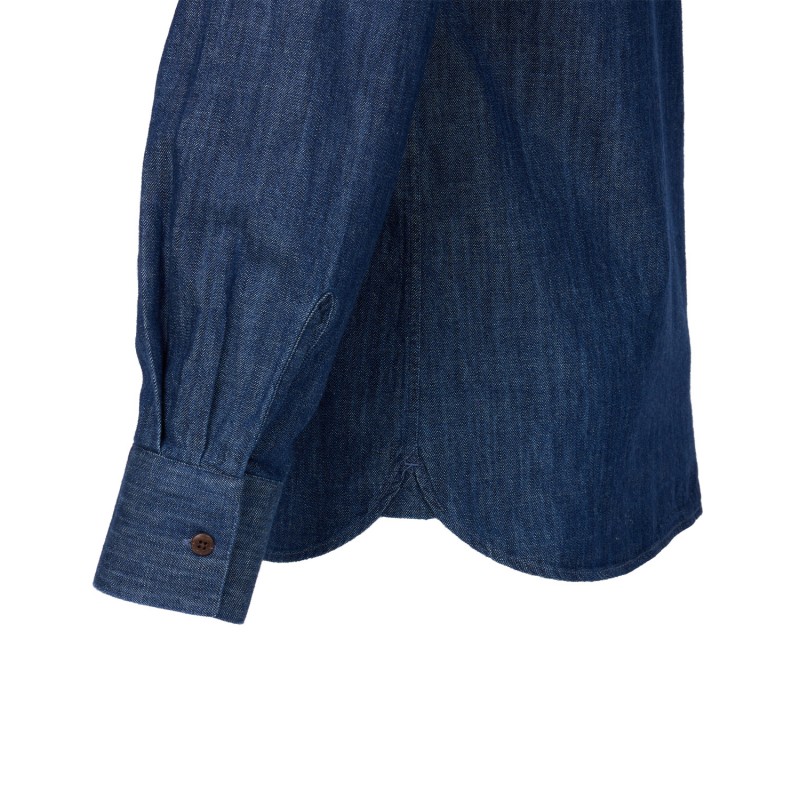 Mao-kraaghemd denim - 1923 Buccanoy Shirt 8oz -...