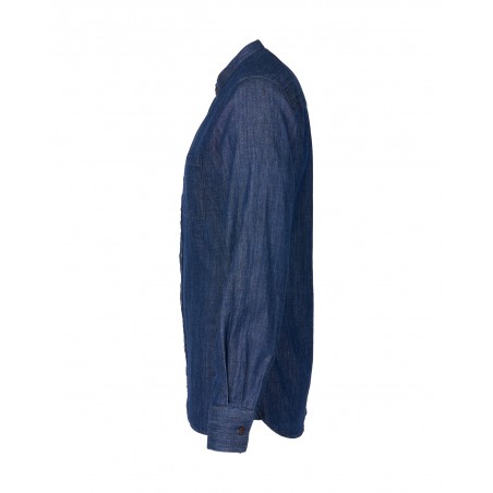 Chemise col mao denim - 1923 Buccanoy Shirt 8oz - Pike Brothers