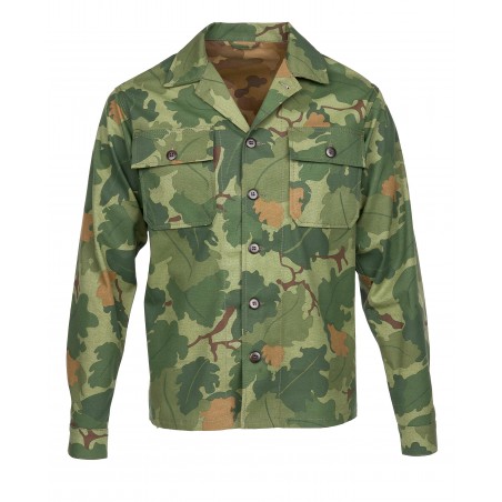 1962 OG-107 Shirt Mitchell Green Leaf Pattern - Pike Brothers