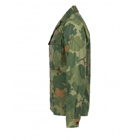 Jacke 1962 OG-107 Shirt Mitchell Green Leaf Pattern - Pike Brothers