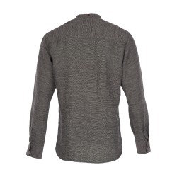 Chemise col mao 100% lin - 1923 Buccanoy Shirt Omey grey... 2
