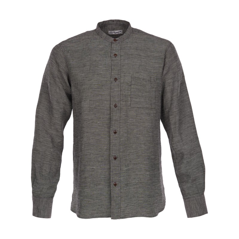 Mandarin collar shirt 100% linen - 1923...