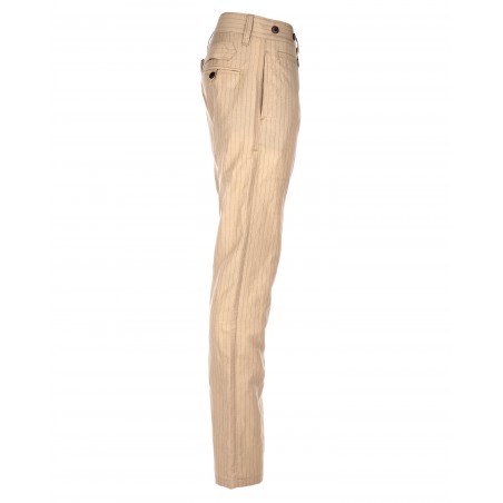 100% Cotton 1947 Harvester Trousers Chicago sand – Pike Brothers