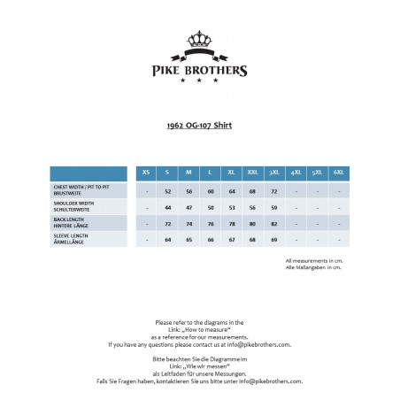 Chemise 1962 OG-107 Shirt Alcatraz white - Pike Brothers