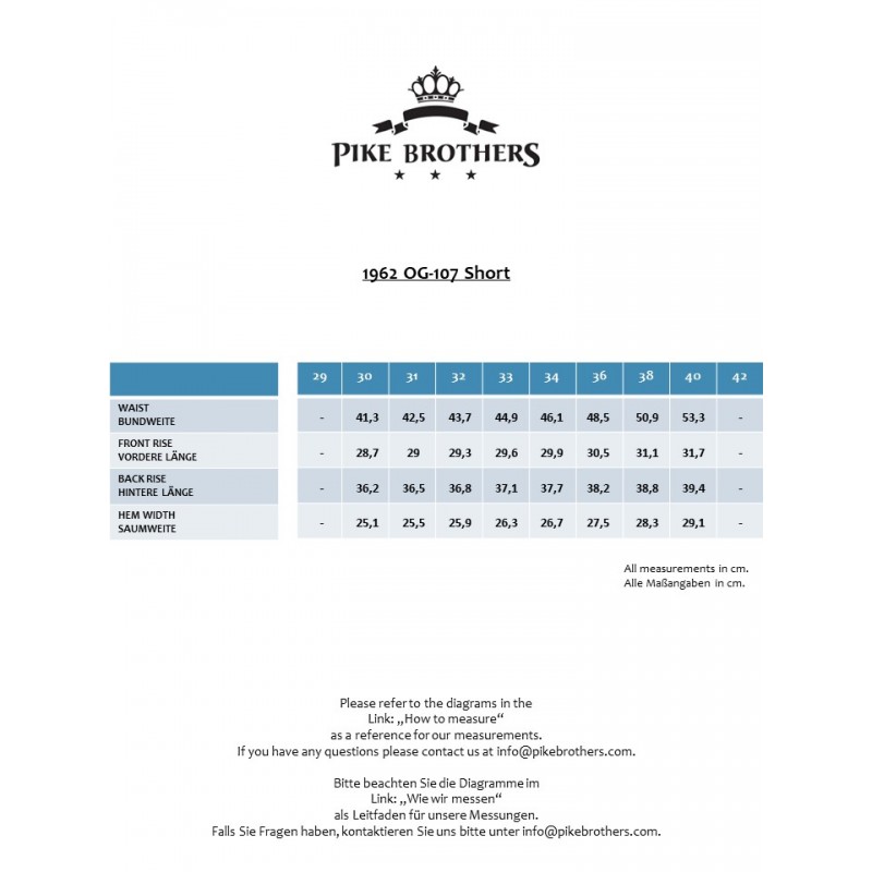 Short 1962 OG-107 Short Alcatraz white - Pike...