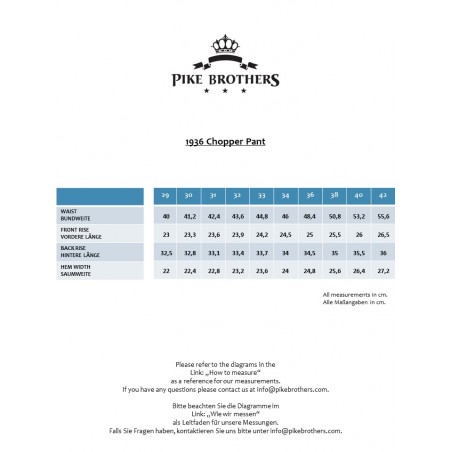 Pantalon 1936 Chopper Pant Alcatraz white - Pike Brothers