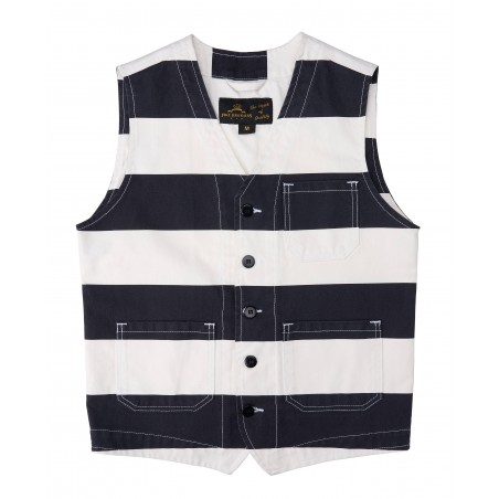 1937 Roamer Vest Alcatraz white – Pike Brothers