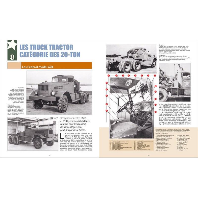 DIE TRAKTOREN & SATTELAUFLIEGER DER U.S. ARMY