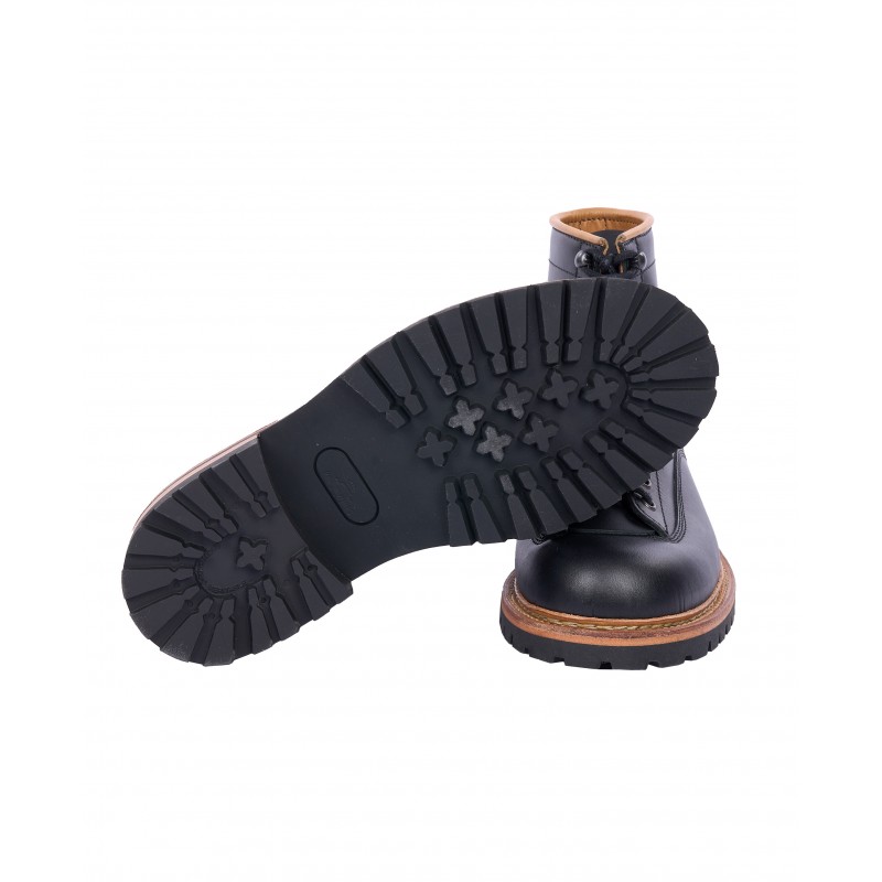 1946 Mountaineer Boots Black leather mountain...