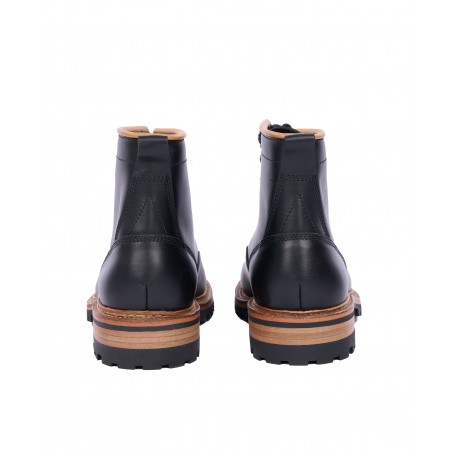 Bergstiefel schwarz Leder 1946 Mountaineer Boots Black - Pike Brothers
