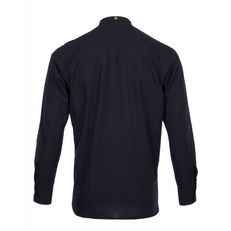 Hemd 100% Baumwolle 1923 Buccanoy Shirt Black...