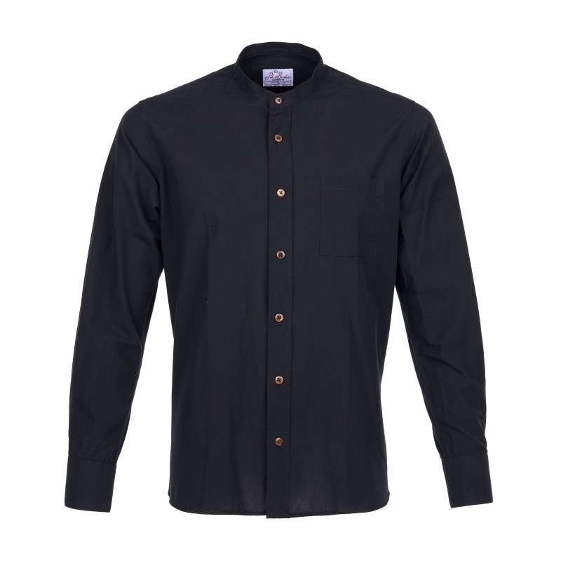 Hemd 100% Baumwolle 1923 Buccanoy Shirt Black...