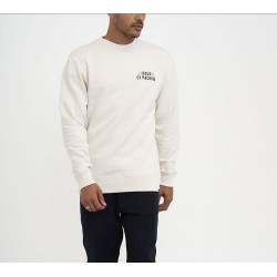 SWEAT-SHIRT BIO-BAUMWOLLE FENDER CREW Vintage White -... 2
