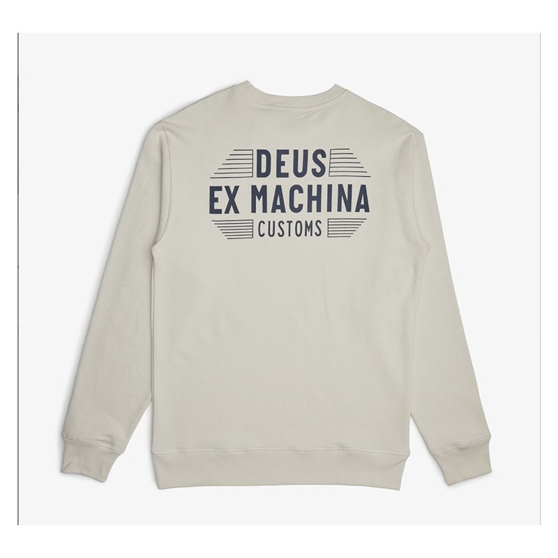 SWEAT-SHIRT BIO-BAUMWOLLE FENDER CREW Vintage...