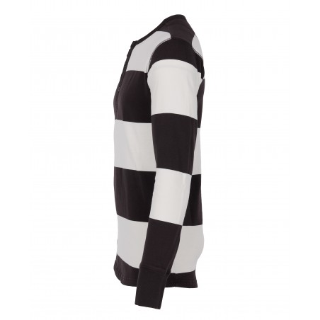 T-SHIRT HENLEY 1954 Utility Shirt Long Sleeve Alcatraz white – Pike Brothers