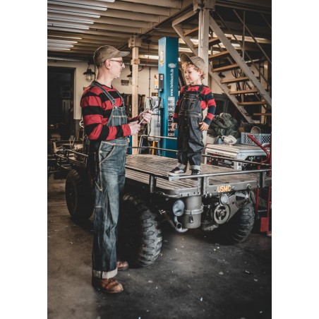 Salopette de mécano pour enfant - 1953 Rascal Bib indigo Pike Brothers