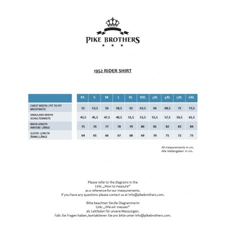Chemise 1952 Rider Shirt Huaba blue - Pike Brothers