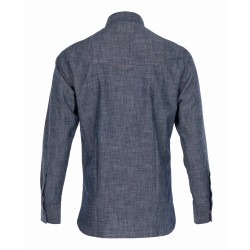 Hemd 1952 Rider Shirt Huaba blue - Pike Brothers 2