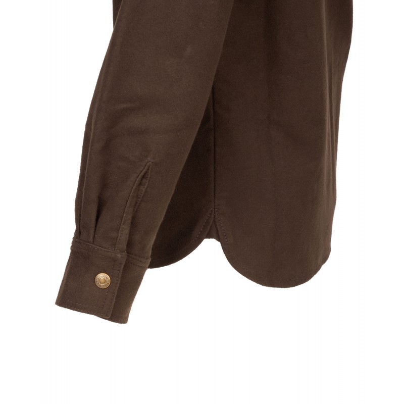 Chemise 1943 CPO Shirt Moleskin soil brown -...