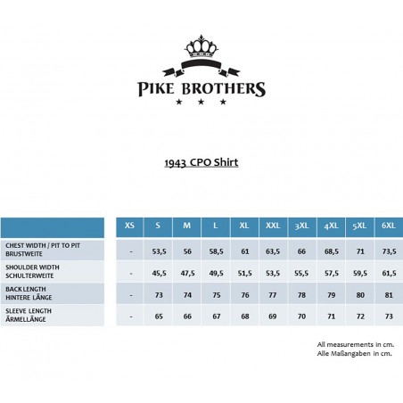 Chemise 1943 CPO Shirt Moleskin soil brown - Pike Brothers