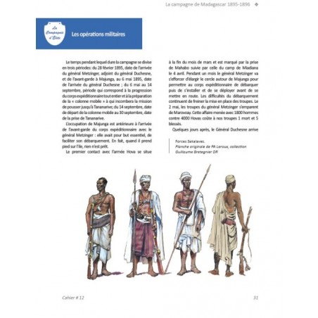 Campagne de Madagascar 1895 -1896 - Carnet de la Sabretache