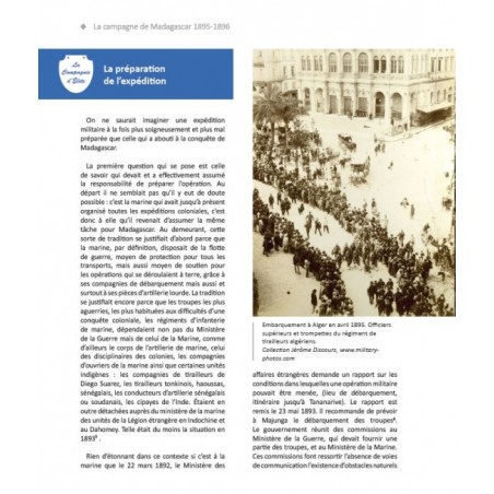 Campagne de Madagascar 1895 -1896 - Carnet de la Sabretache