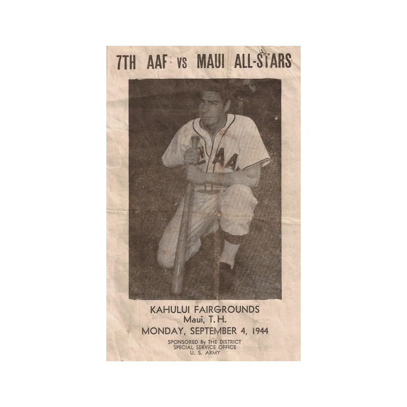 T-Shirt 7th AAF "Joe Di MAGGIO" - In Memories...