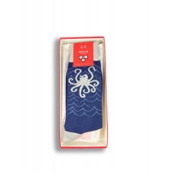 Octopussy Navy Socks - Di Carlo
