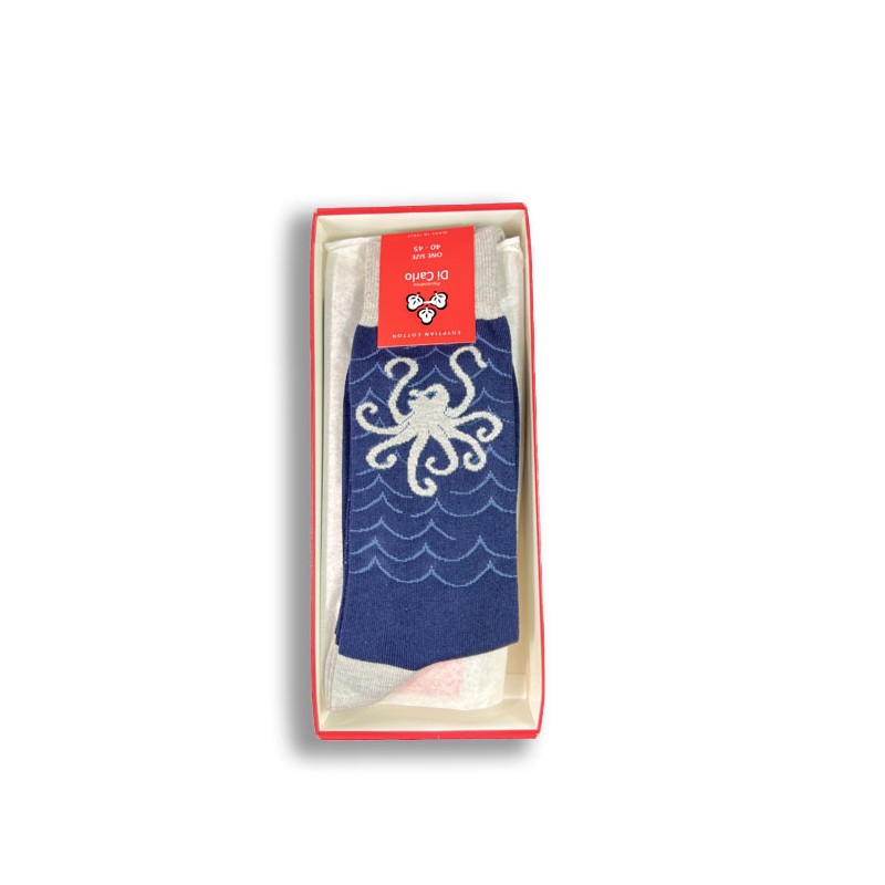 Socken Octopussy navy - Di Carlo