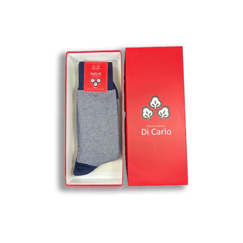 Sokken Onda CH navy & grey - Di Carlo