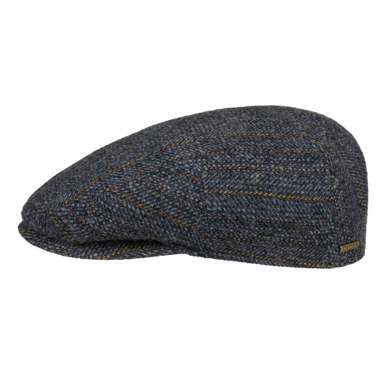 Kent Herringbone Virgin Wool Cap - Stetson