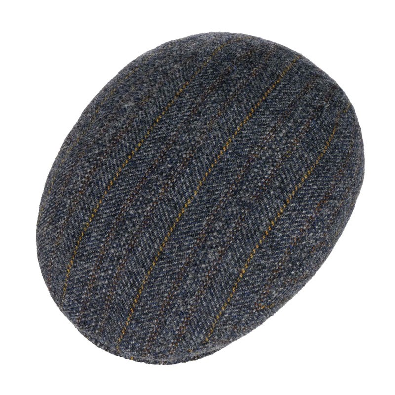 Kent Herringbone Virgin Wool Cap - Stetson