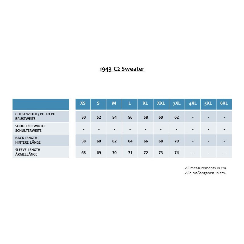 Gilet C2 laine merinos Sweater NAVY 1943 - Pike...