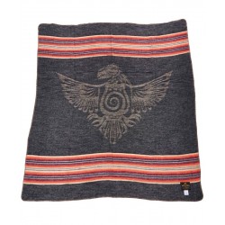 1969 Denakatee Depakatè Wool Blanket Faded Black Pike... 2